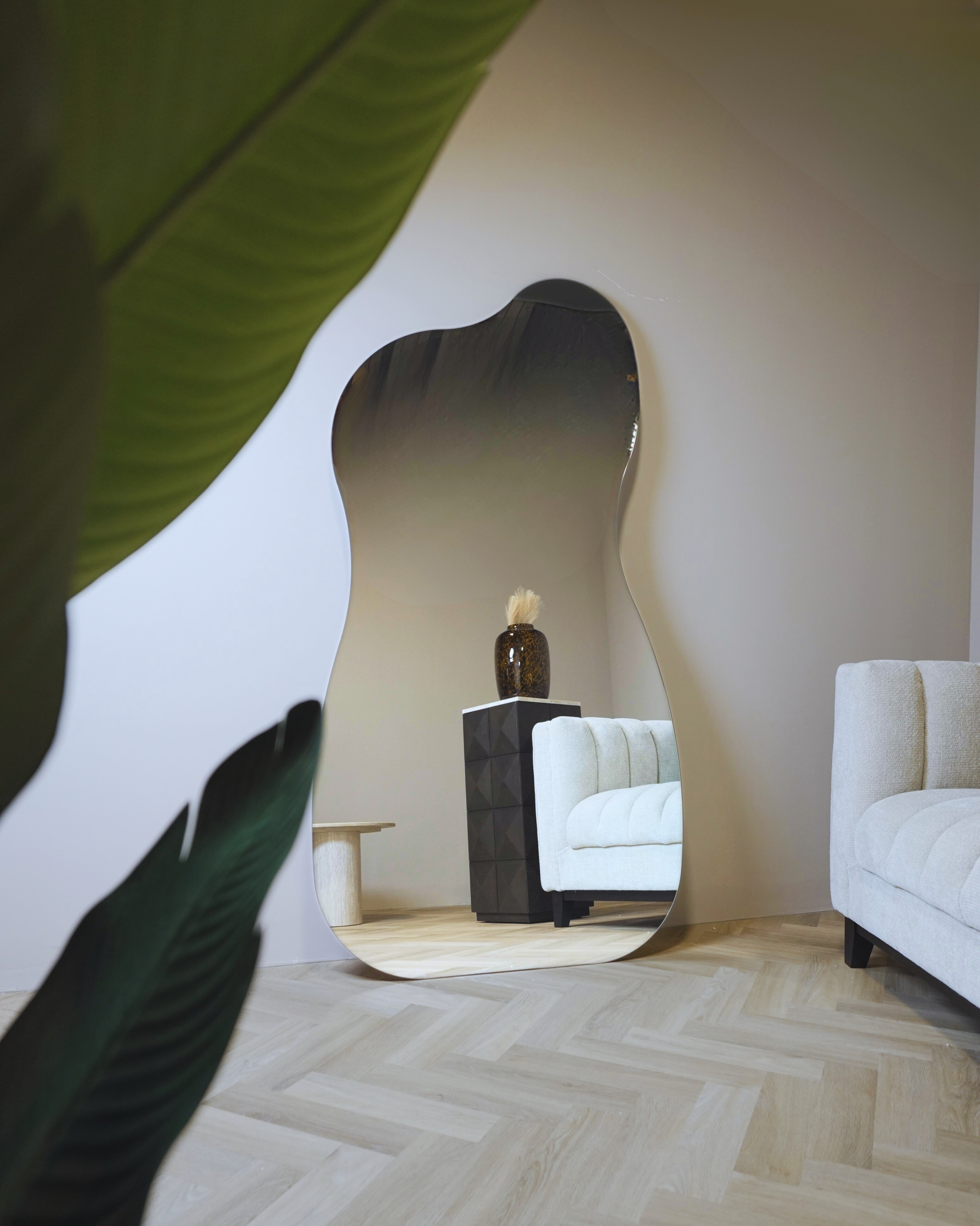 Organische Luxe Spiegel met LED verlichting – Uniek en Modern Design - 180x100cm