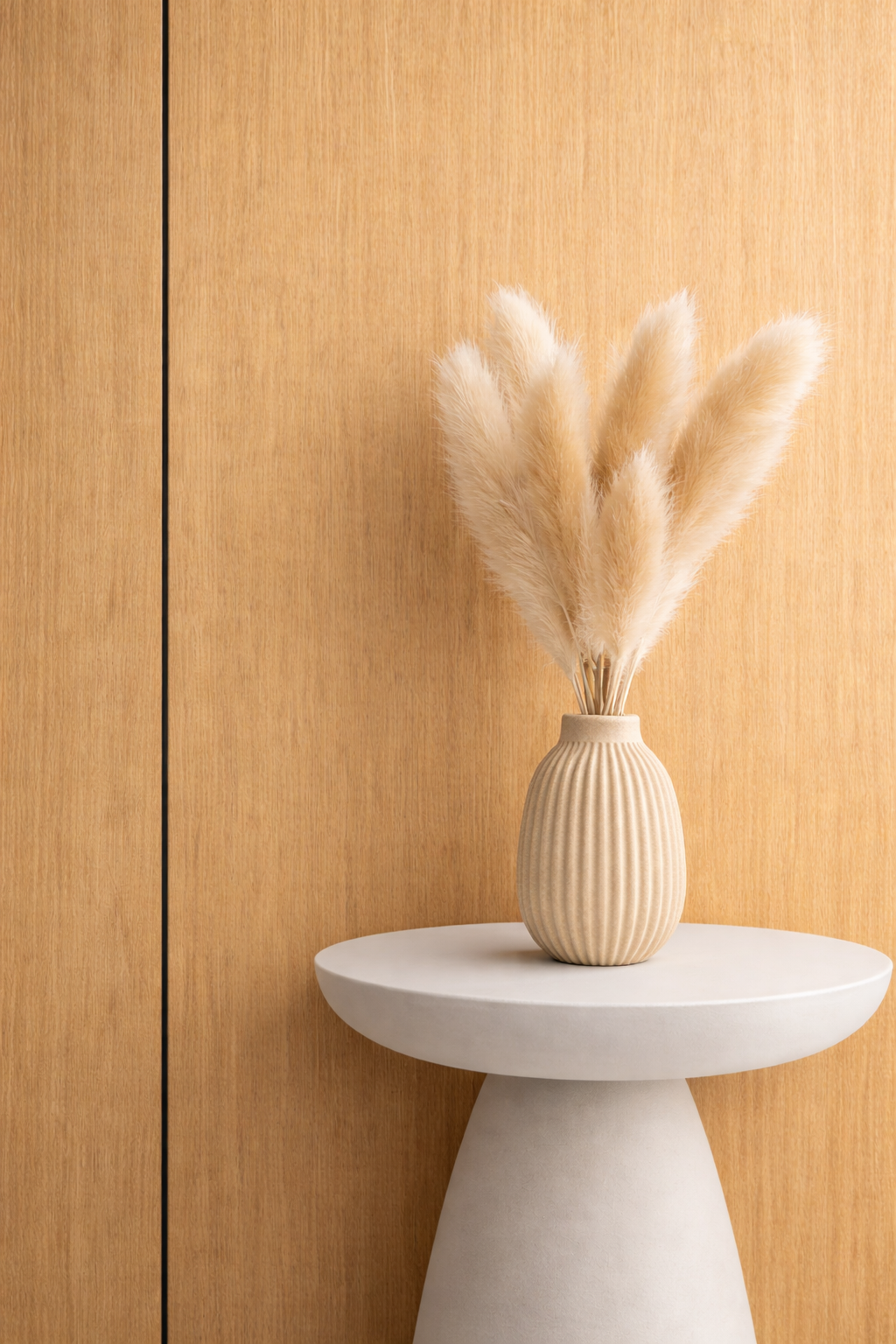 Decor paneel - 280 x 60 cm - Akoestische wandpanelen - Naturel eiken