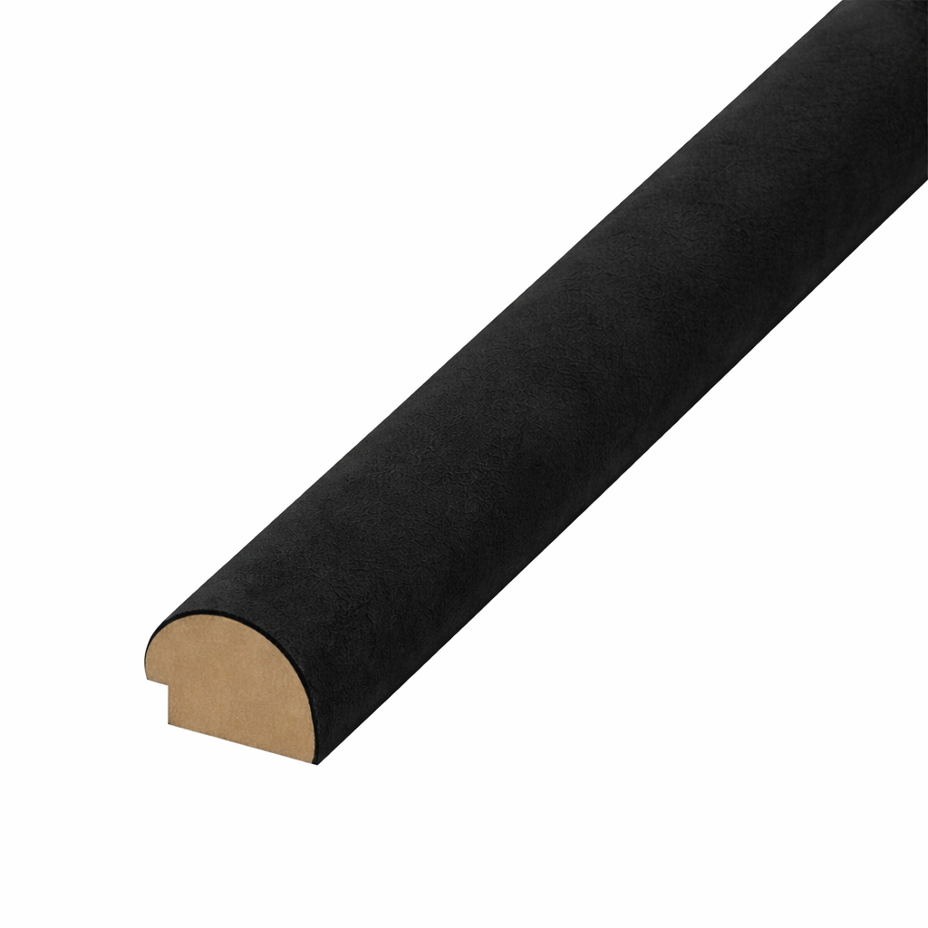 Eindlat Suede - Zwart 280cm