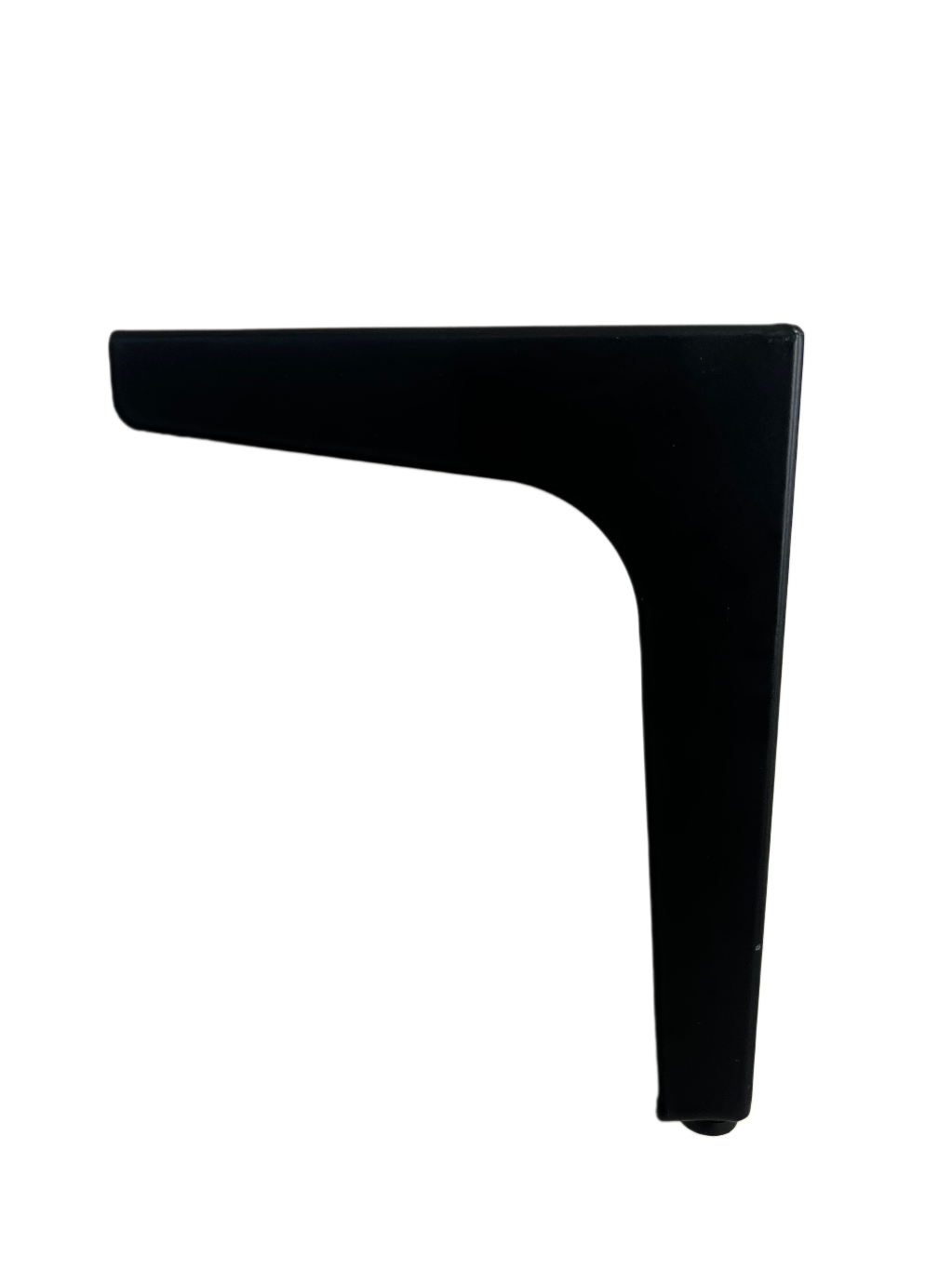 Meubelpoot Slimline Mat Zwart – 165 mm