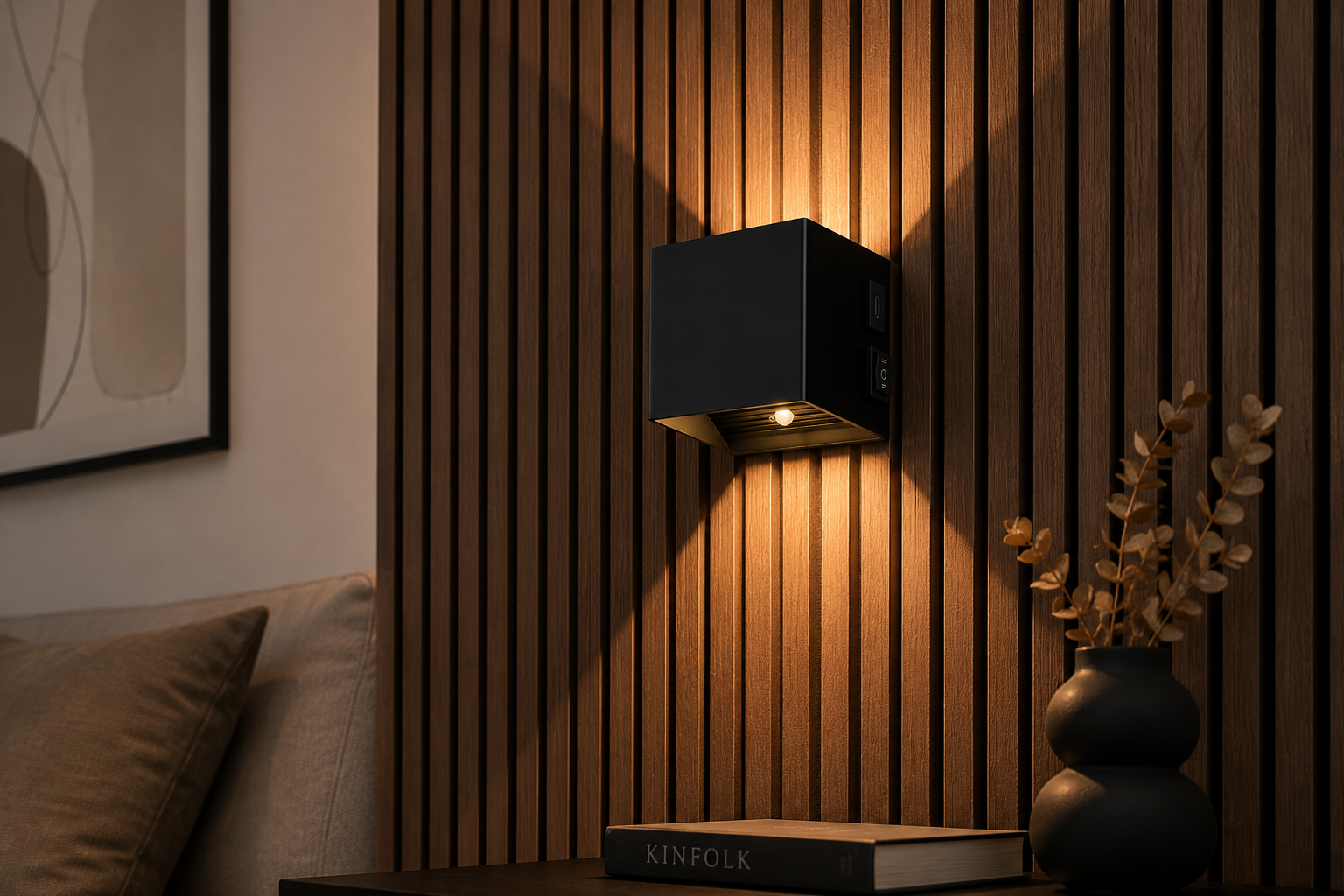 Wandlamp - Oplaadbare LED Wandlamp met Bewegingssensor en Afstandsbediening