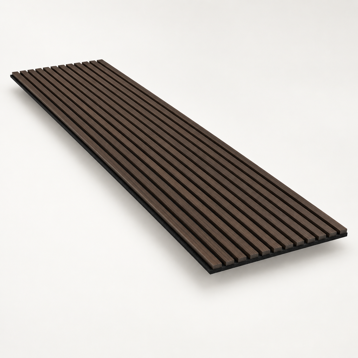 Akoestische wandpanelen - 280 x 60 x 2.2 cm - Gerookt Eiken - Lattenwand - Akupanel