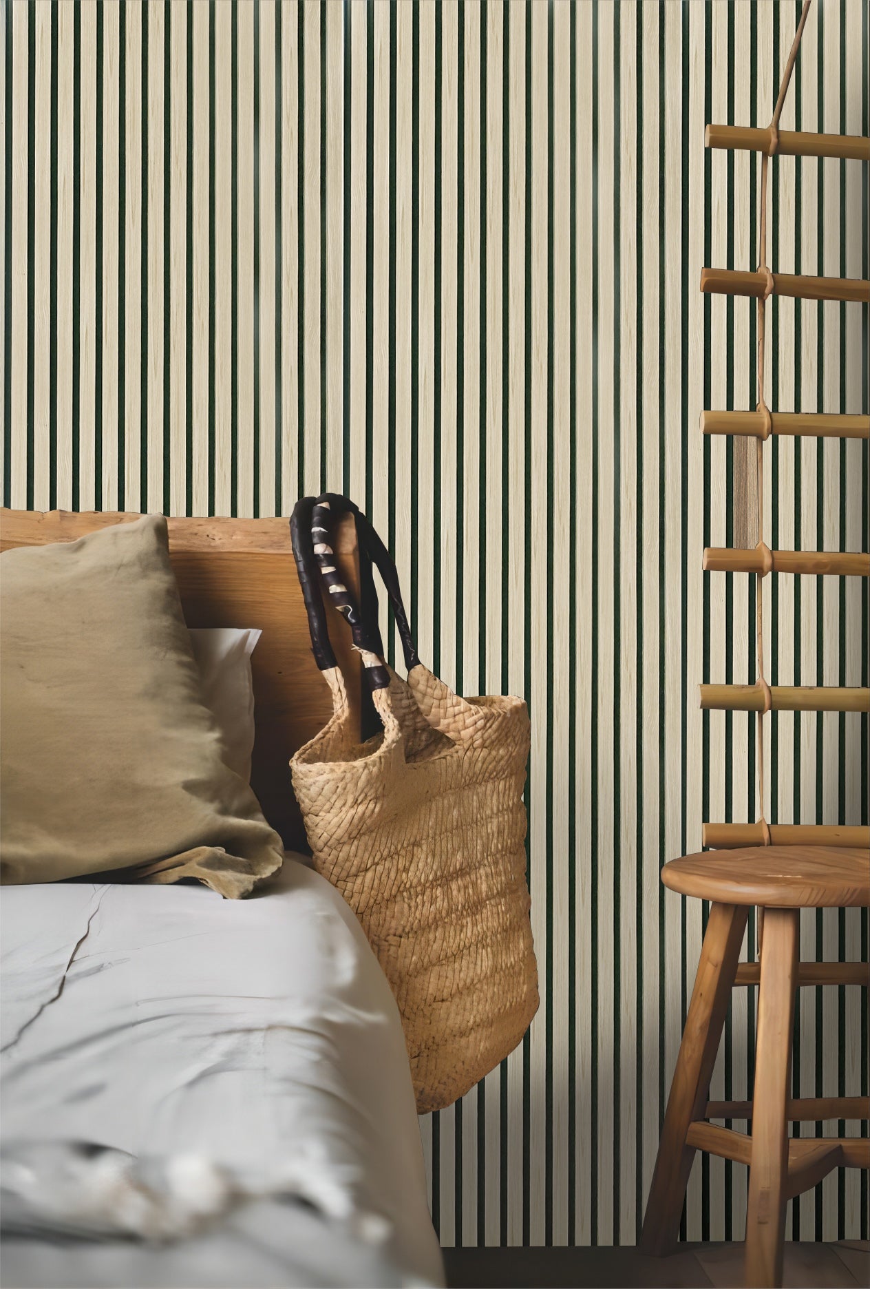 Akoestische wandpanelen - 280 x 60 cm - Rustiek Naturel Eiken - Lattenwand - Akupanel