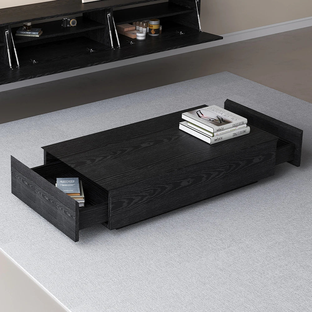 Salontafel 120cm x 60cm – Chic Collection – Zwart eiken