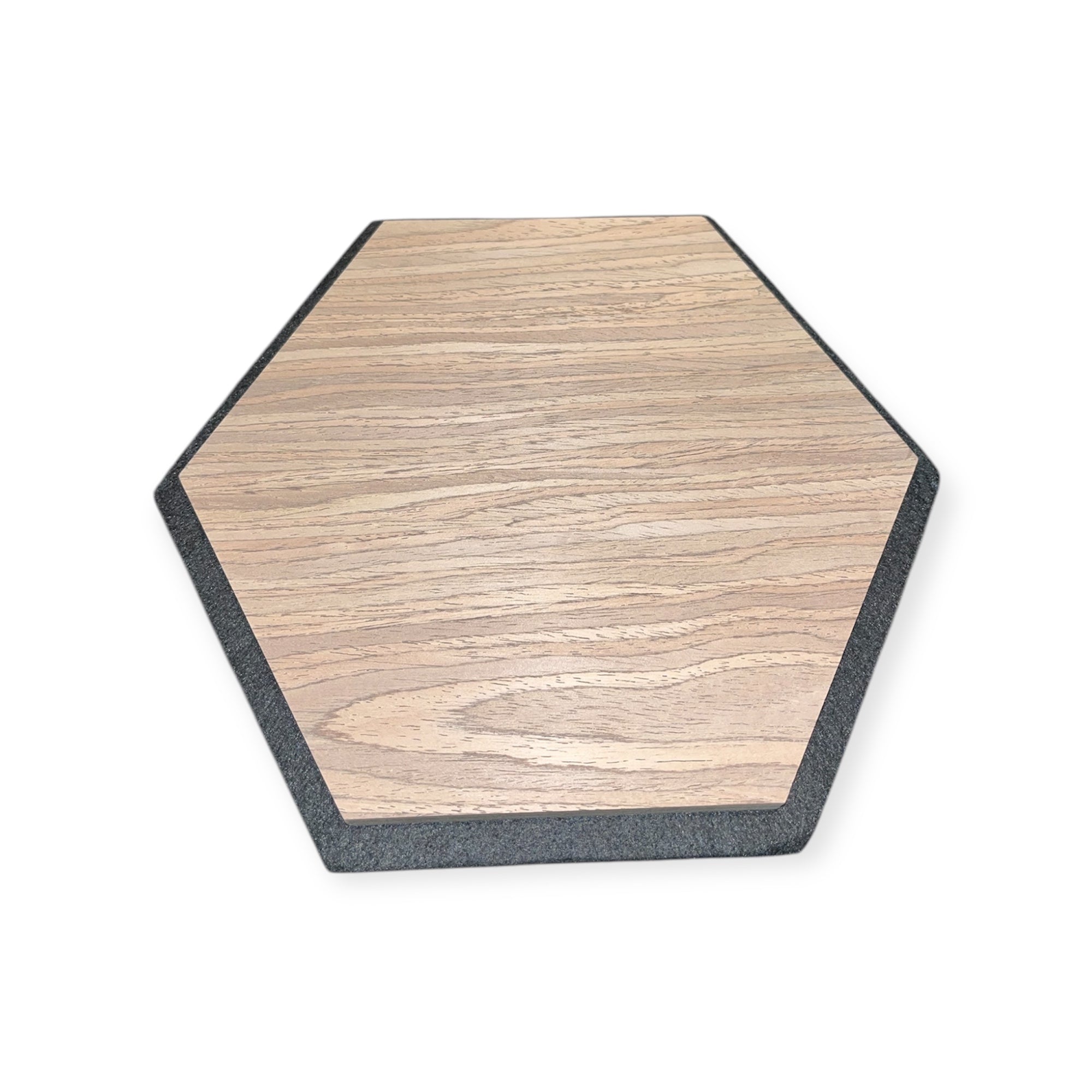 Hexagon Sample - Akoestische wandpanelen - Walnoot eiken - Sample