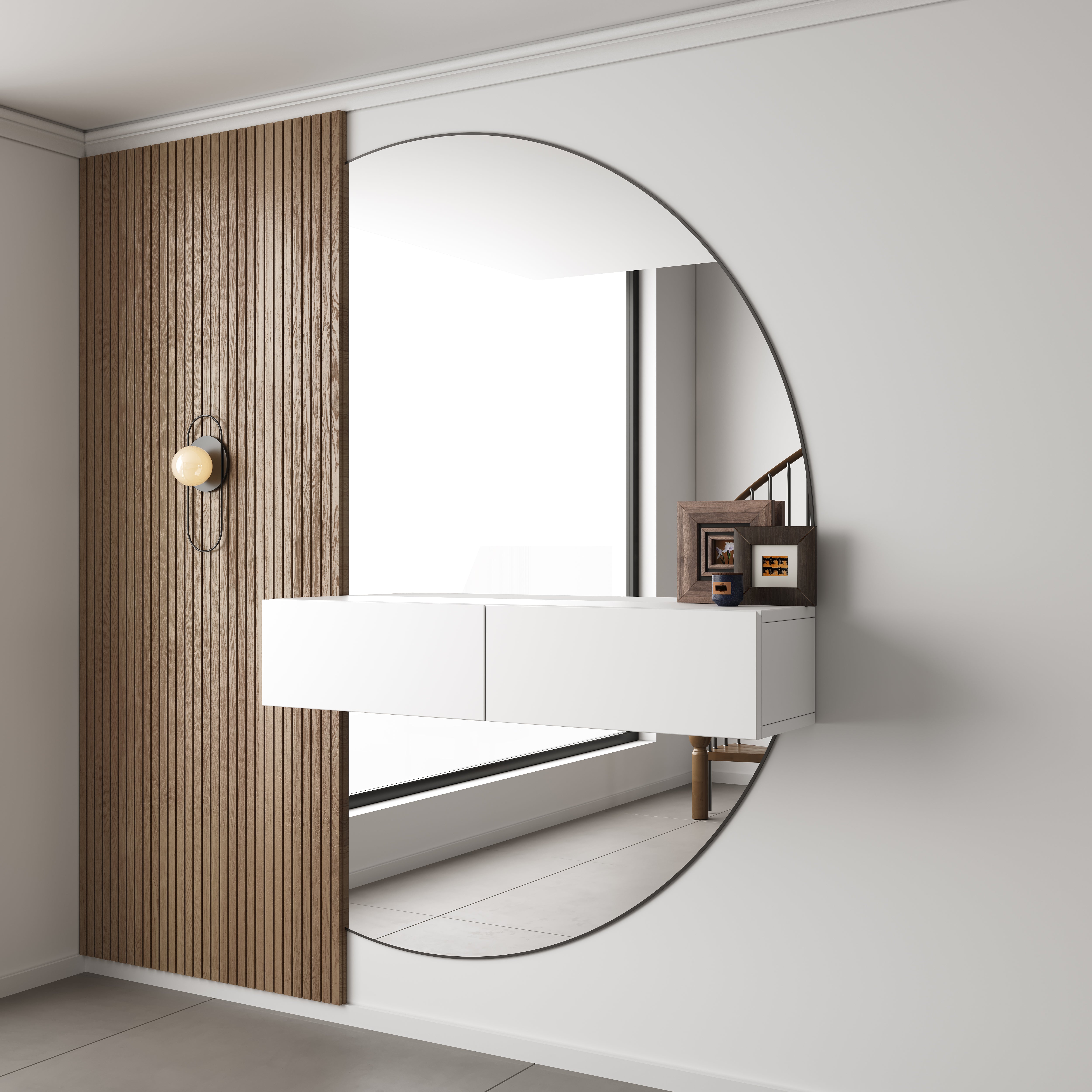 Chic Gangkast 100x26x20 cm - Exclusieve Softclose - Wit