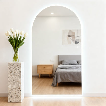 Boogspiegel Lys met LED-verlichting – Frameless - 180x100cm