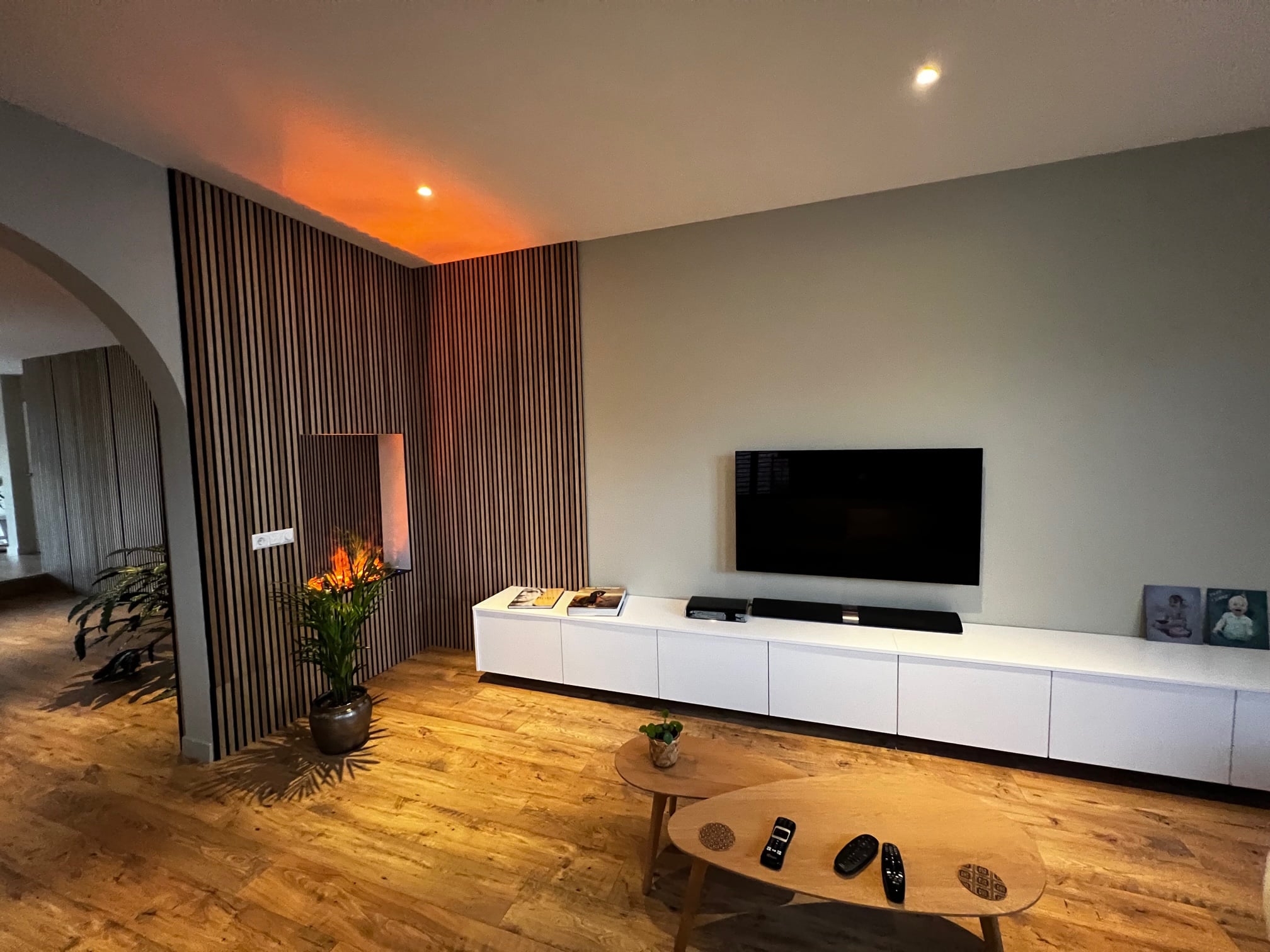 Akoestische wandpanelen Rustiek Naturel eiken