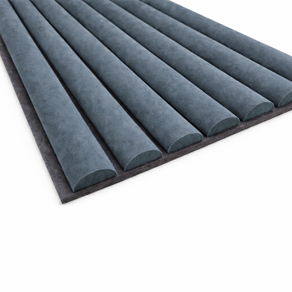 Akoestische panelen  280 x 60cm - Suede - Turqoise