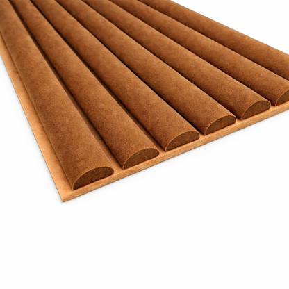 Akoestische panelen  280 x 60cm - Suede - Cognac