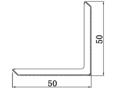Afwerkprofiel Buitenhoek Buitenpaneel - Gevelbekleding Composiet 3D - Zwart eiken - 290cm