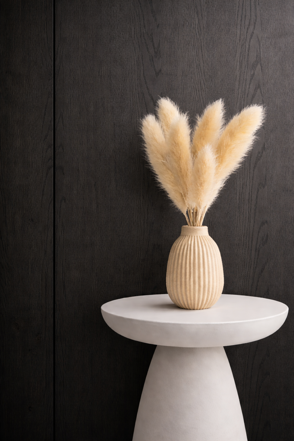 Decor paneel - 280 x 60 cm - Akoestische wandpanelen - Zwart eiken