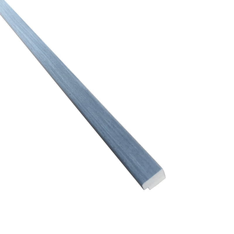 Eindlat grijs 280 cm