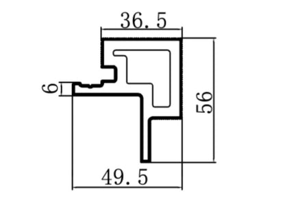 Hoekprofiel Buitenhoek Buitenpaneel - Gevelbekleding Composiet 3D - Japandi Beige - 290cm