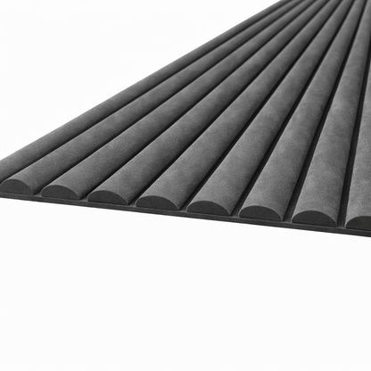 Akoestische panelen  280 x 60cm - Suede - Grijs