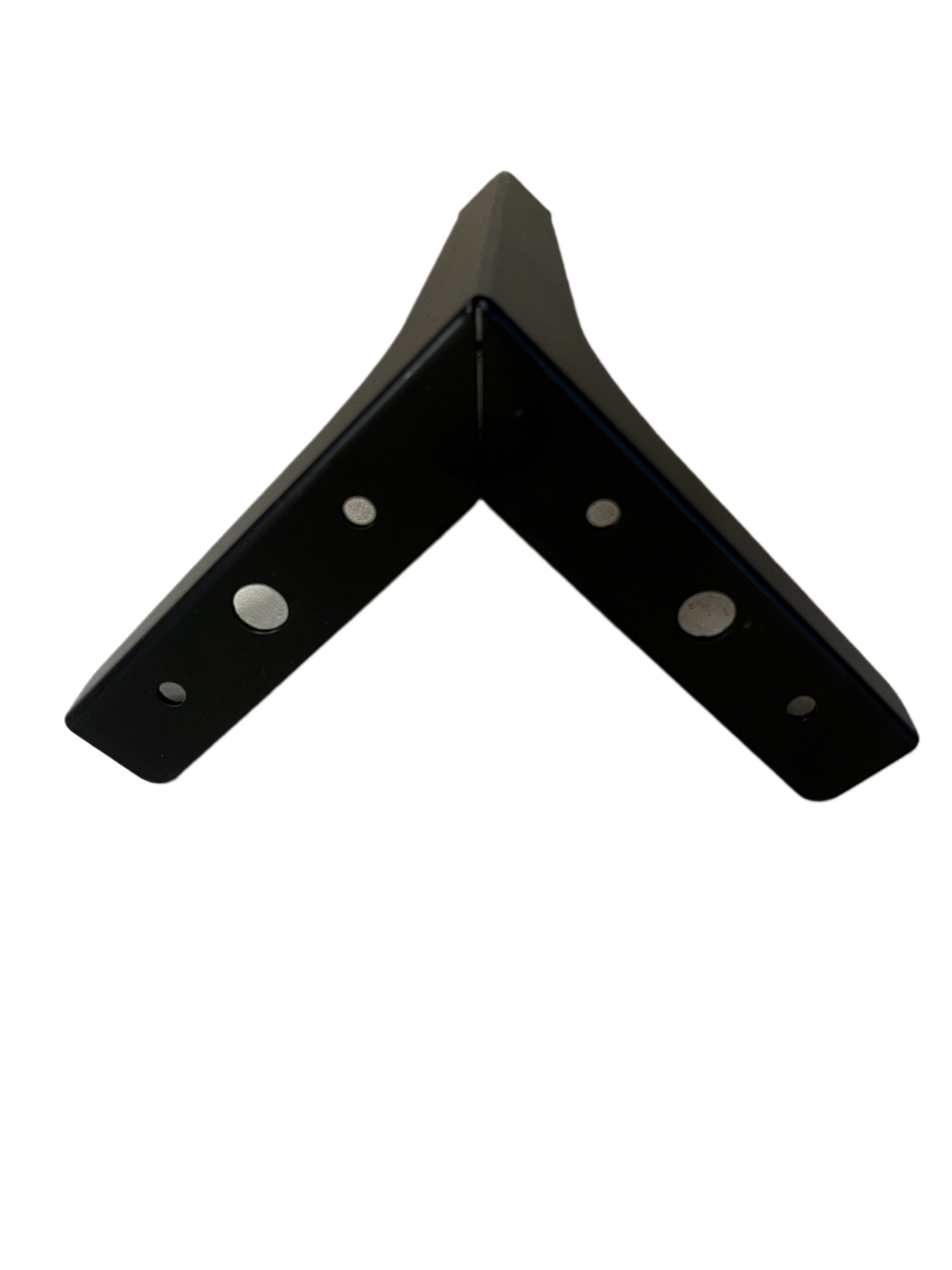 Meubelpoot Slimline Mat Zwart – 165 mm