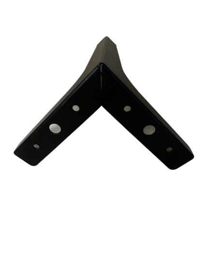 Meubelpoot Slimline Mat Zwart – 165 mm