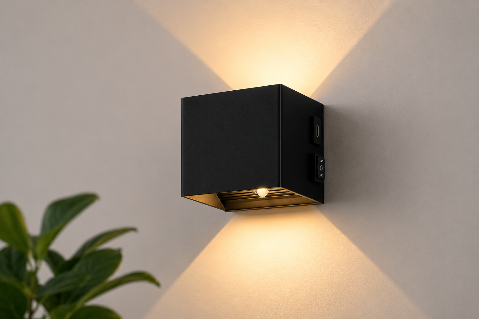 Wandlamp - Oplaadbare LED Wandlamp met Bewegingssensor en Afstandsbediening
