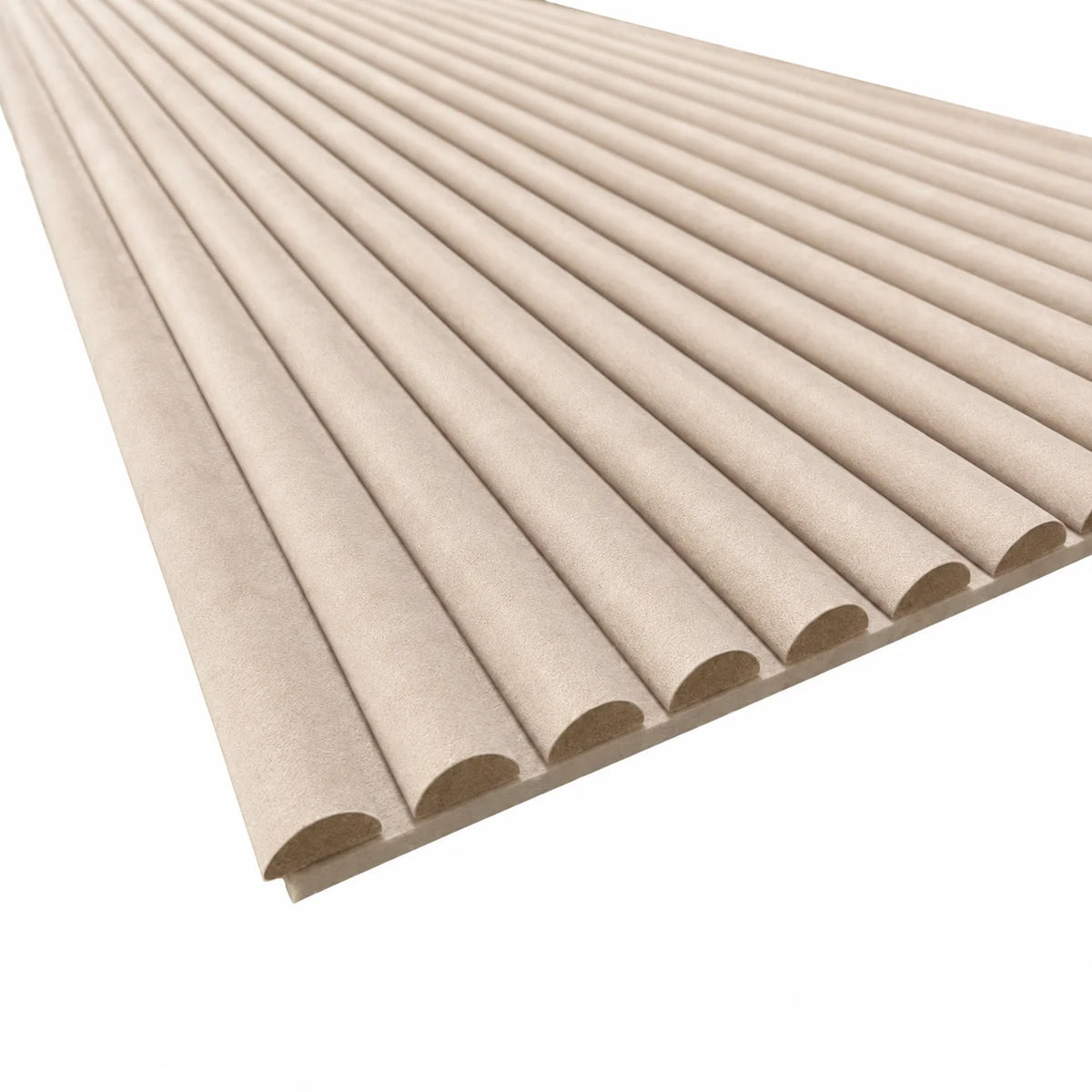 Akoestische panelen  280 x 60cm - Suede - Japandi beige