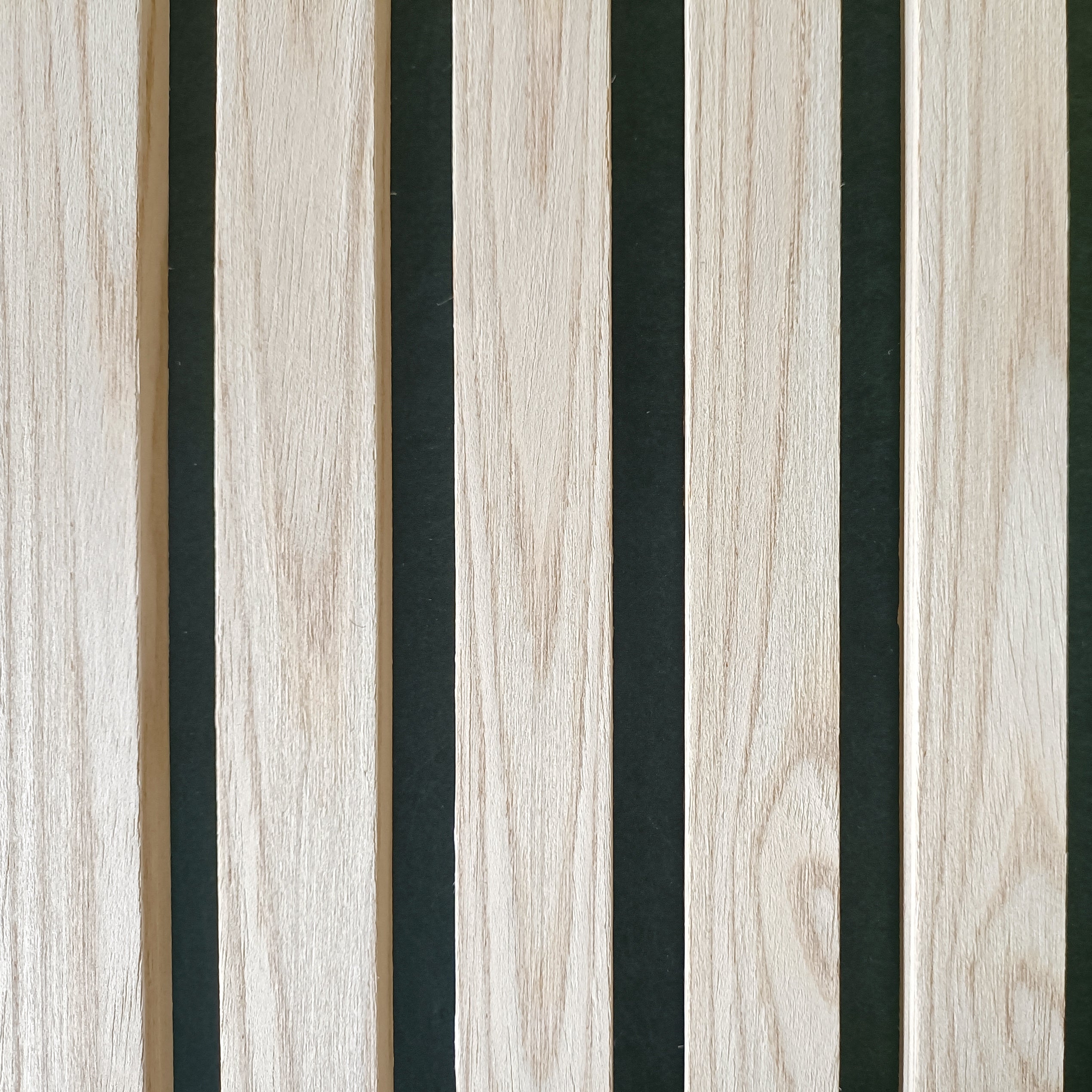 Akoestische wandpanelen - 280 x 60 x 2.2 cm - Rustiek Naturel Eiken - Lattenwand - Akupanel - 3 zijdig houtfineer