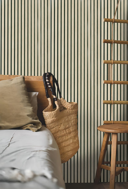 Akoestische wandpanelen - 280 x 60 x 2.2 cm - Rustiek Naturel Eiken - Lattenwand - Akupanel - 3 zijdig houtfineer