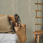 Akoestische wandpanelen - 280 x 60 x 2.2 cm - Rustiek Naturel Eiken - Lattenwand - Akupanel - 3 zijdig houtfineer