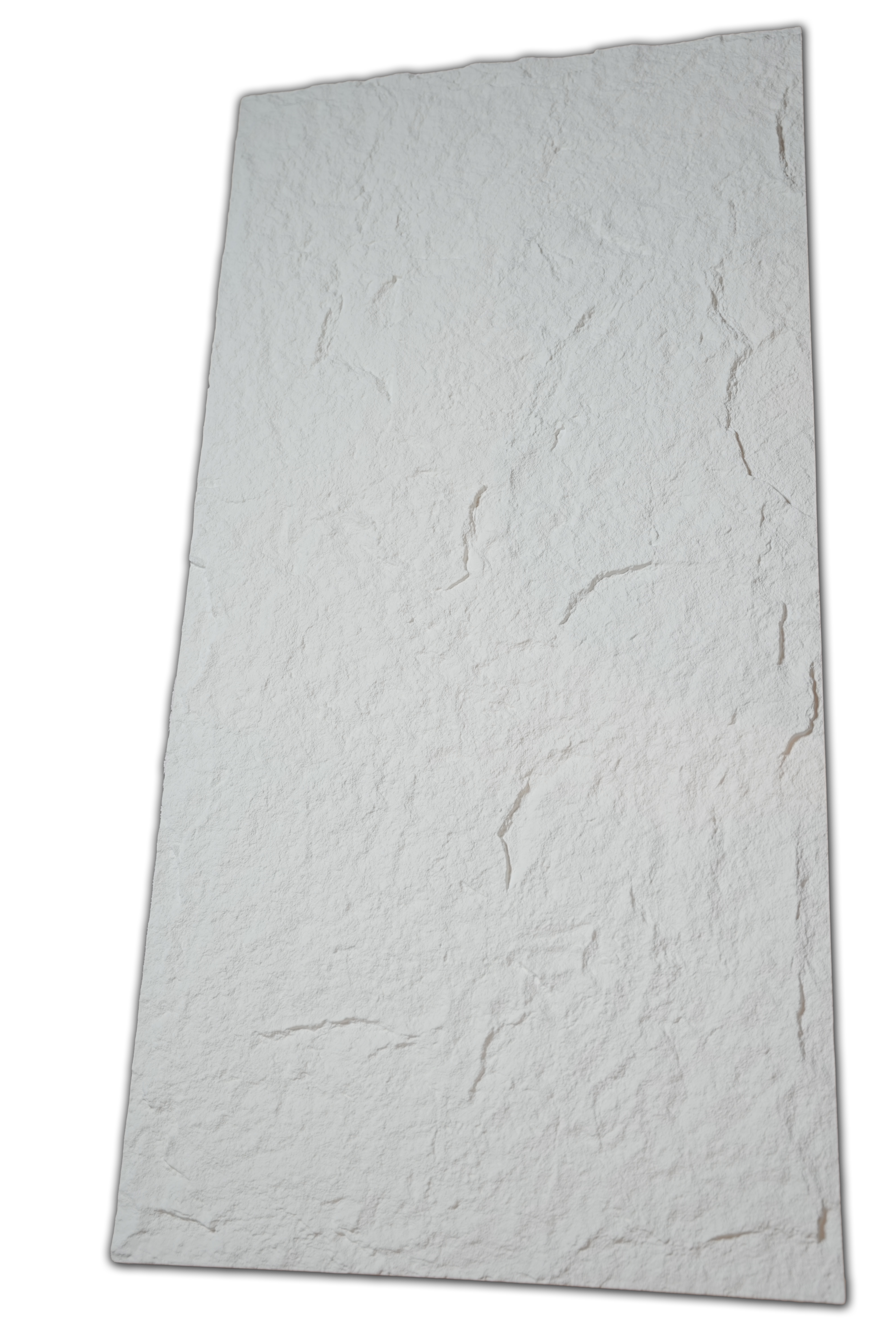 Rockstone 3D wandpaneel Rotswand Pure White 120 x 60cm