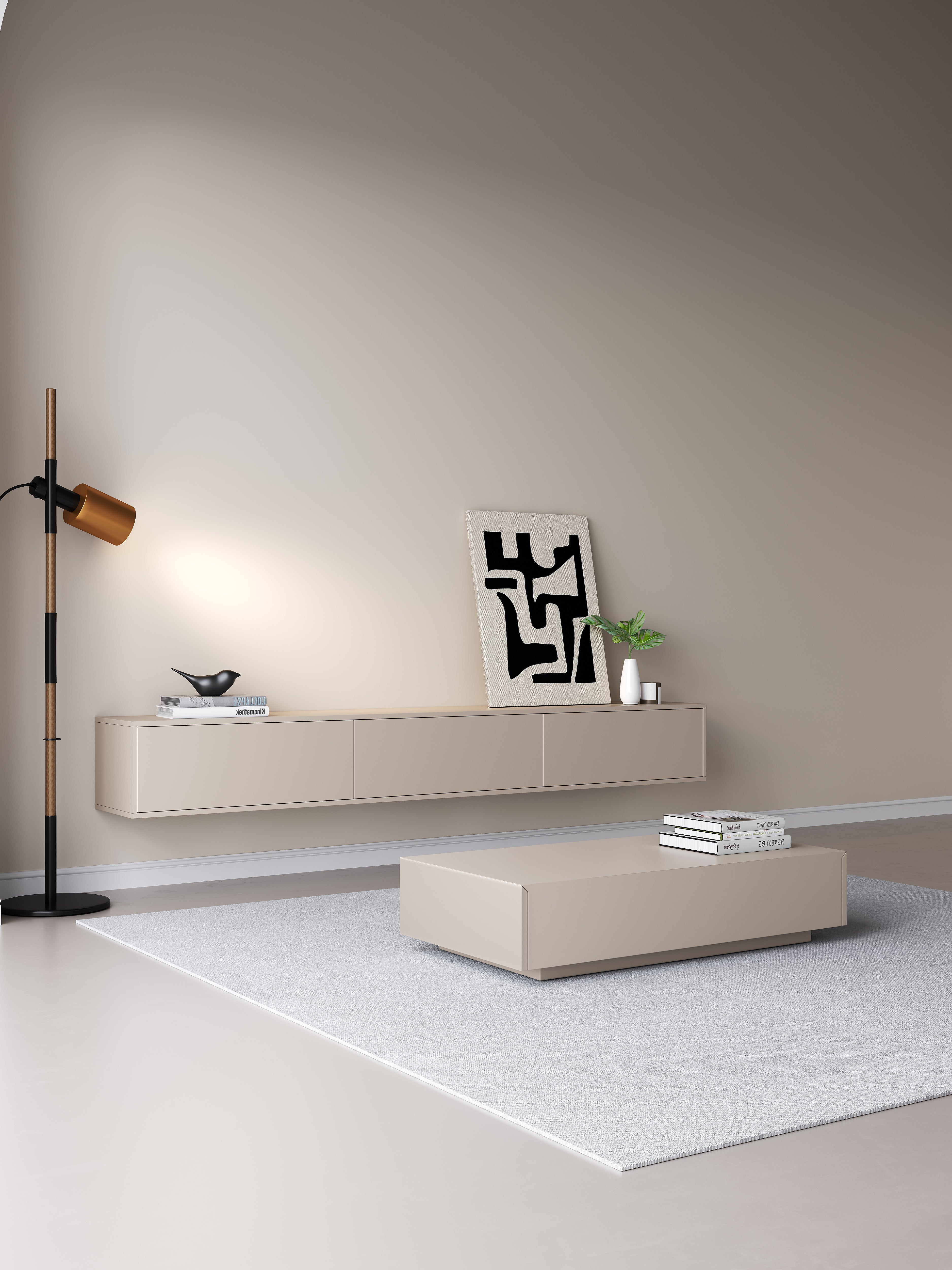 Chic TV Meubel 180cm – Japandi Beige