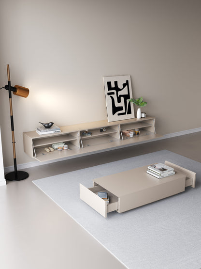 Chic TV Meubel 240cm – Japandi Beige