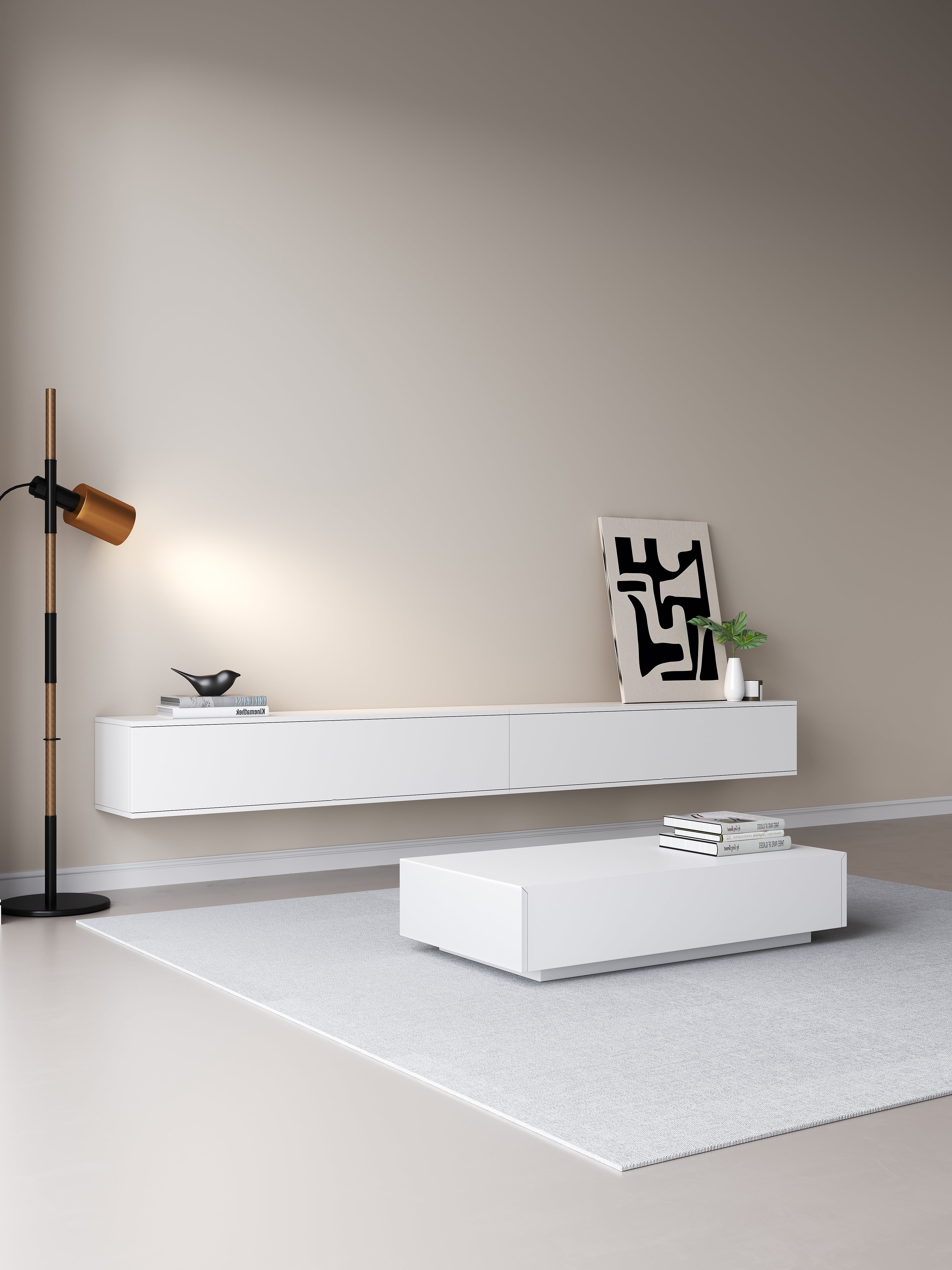 Chic TV Meubel 150cm – Pure White – Wit