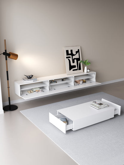 Chic TV Meubel 180cm – Pure White – Wit