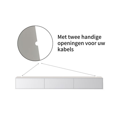 Chic TV Meubel 150cm – Pure White – Wit