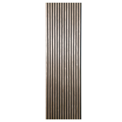Akoestische wandpanelen - 280 x 60 x 2.2 cm - Walnoot Eiken - Lattenwand - Akupanel - 3 zijdig houtfineer