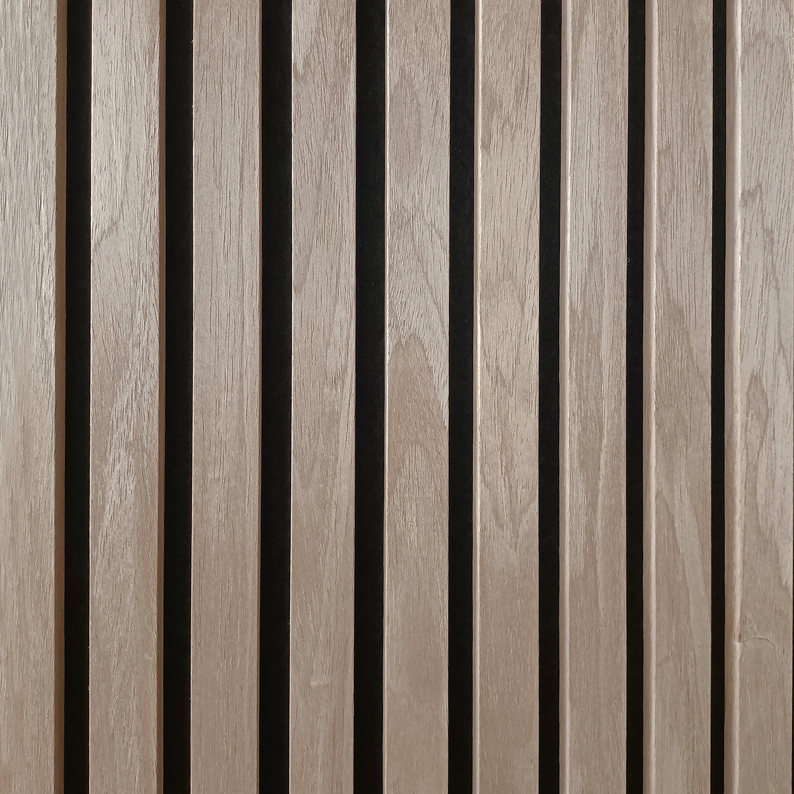 Akoestische wandpanelen - 280 x 60 x 2.2 cm - Walnoot Eiken - Lattenwand - Akupanel - 3 zijdig houtfineer