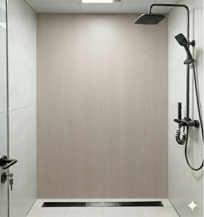 Houten Wandpaneel - Wood serie - 280 x 122cm - Light Grey
