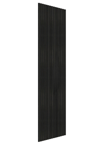 Akoestische wandpanelen - 280 x 60 cm - Zwart Eiken - Lattenwand - Akupanel
