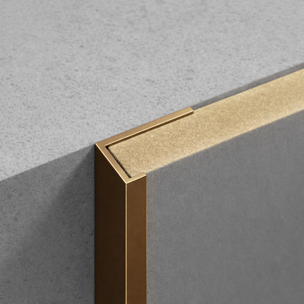 Eindprofiel - Bamboe - Brons Aluminium