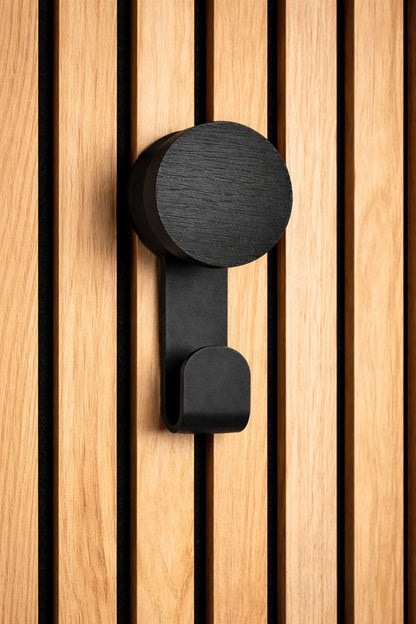 Akupanel - Hanger horizontaal - Zwart eiken