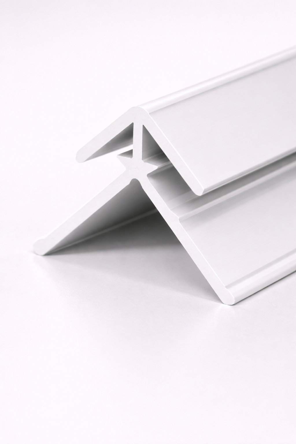 Hoekprofiel - Bamboe - Wit Aluminium