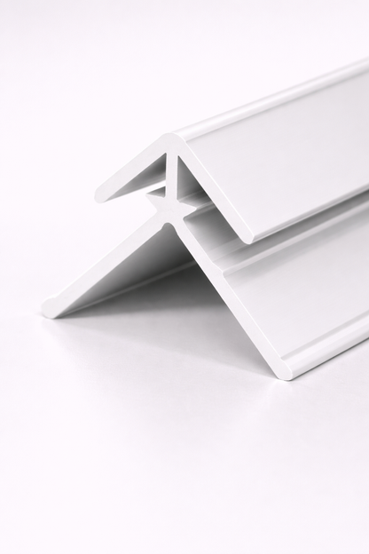 Hoekprofiel - Bamboe - Wit Aluminium