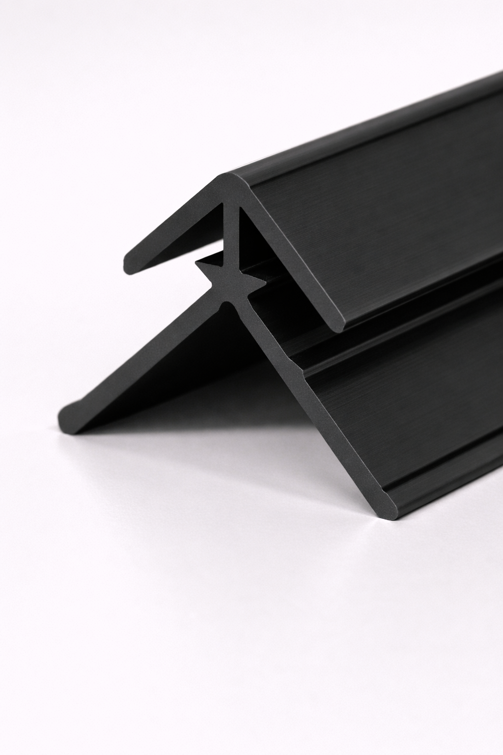 Hoekprofiel - Bamboe - Zwart Aluminium