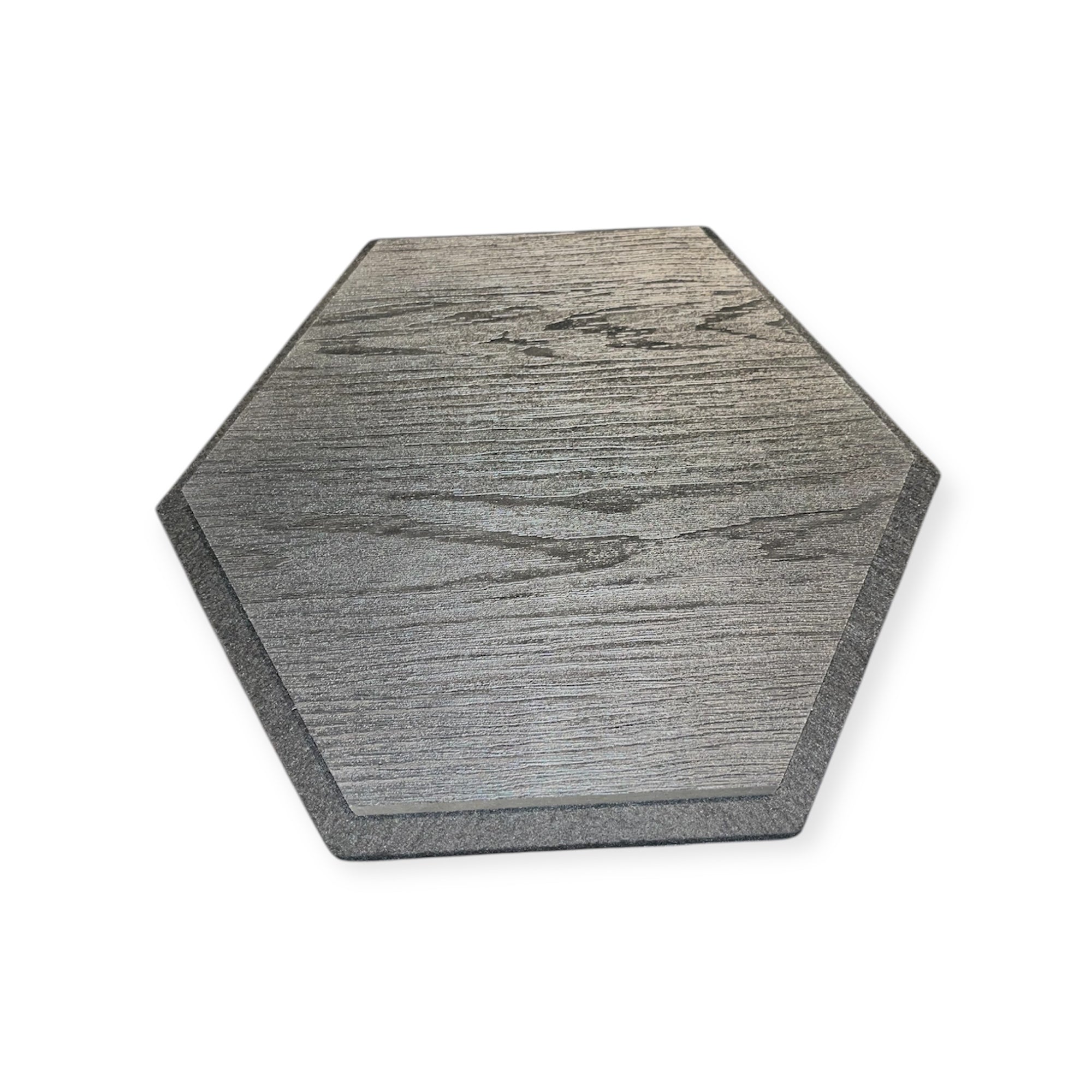 Hexagon Sample - Akoestische wandpanelen - Zwart eiken - Sample