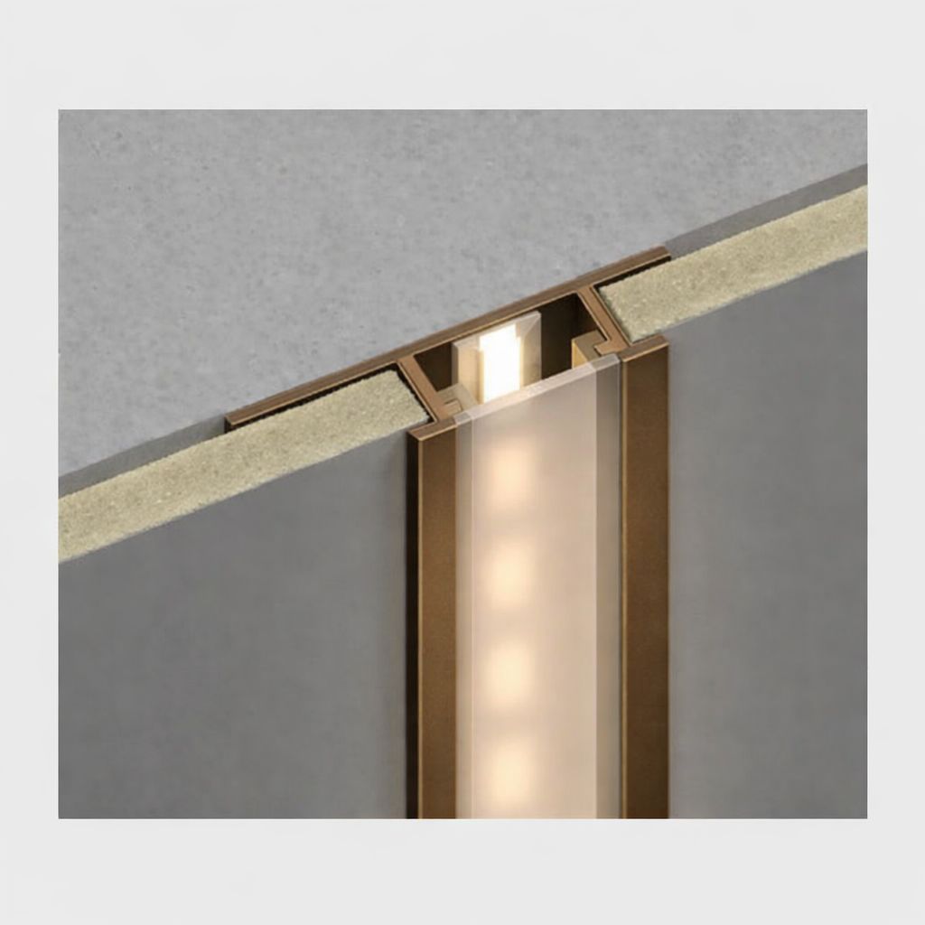 LED-profiel - Bamboe - Geschikt Voor LED, Brons Aluminium