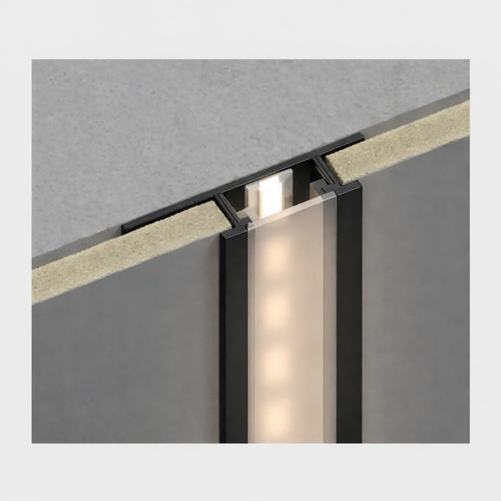 LED-profiel - Bamboe - Geschikt Voor LED, Zwart Aluminium