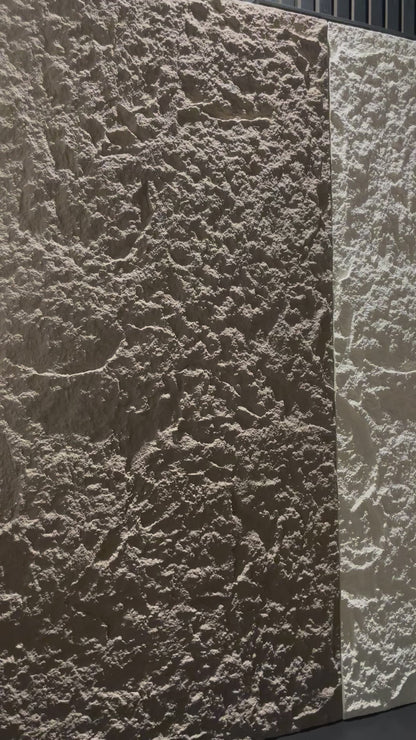 Rockstone 3D wandpaneel Rotswand Japandi Beige 120 x 60cm
