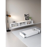 TV meubel 180cm - URBAN Exclusive Collection - Wit mat 3